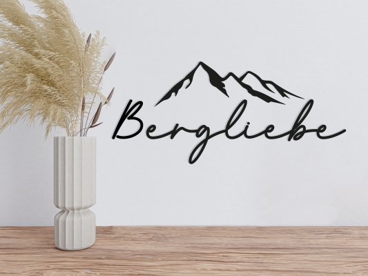 Schriftzug "Bergliebe"